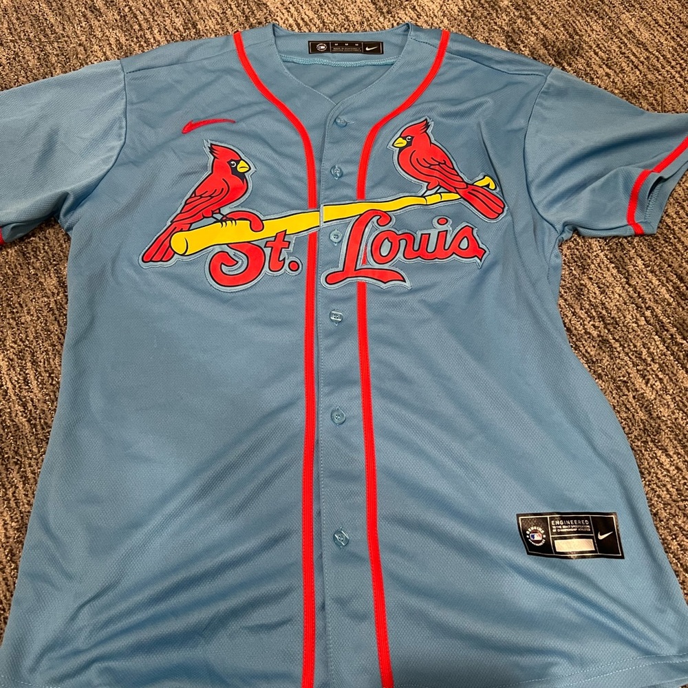 Nike St. Louis Cardinals Baby Blue Jersey
